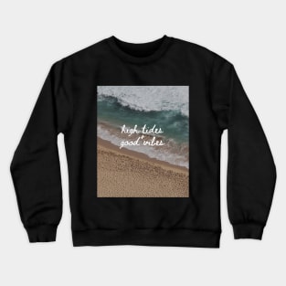 High Tide & Good Vibes Crewneck Sweatshirt